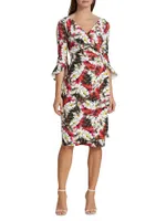 Triana Gathered Floral Dress