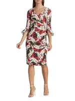 Triana Gathered Floral Dress