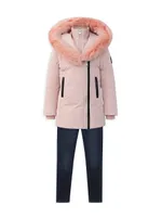 Little Girl's & Leelee Long Down Parka