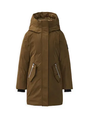 Little Girl's & Shayna Hooded Down Coat