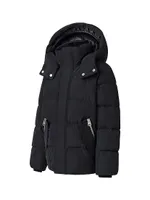 Little Boy's & Hudson Hooded Down Jacket