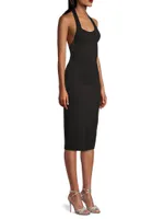 Halterneck Midi-Dress