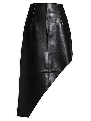 Fallon Recycled Leather Skirt