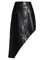 Fallon Recycled Leather Skirt