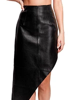 Fallon Recycled Leather Skirt