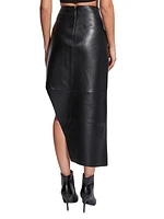 Fallon Recycled Leather Skirt