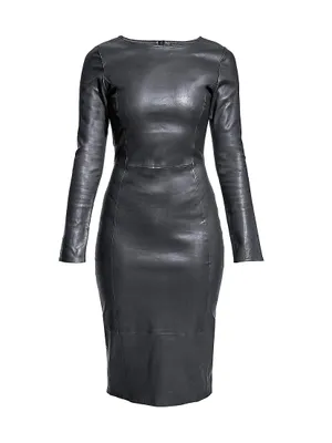 Mrs. Smith Stretch Leather Dress