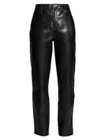 Jordan Recycled Leather Trousers