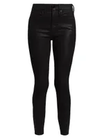 Good Legs High-Rise Coated Skinny Jeans