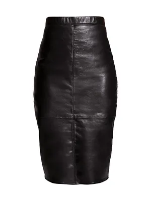 Port Elizabeth Recycled Leather Skirt