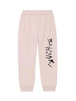 Girl's Scribble Logo Sweatpants