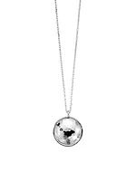 Goddess Sterling Silver Hammered Pendant Necklace