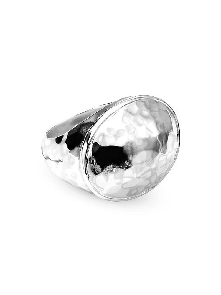 Goddess Sterling Silver Oval Ring