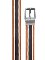 Reversible Webbing Leather Belt