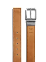 Reversible Webbing Leather Belt