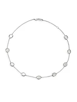 Confetti Sterling Silver & Mother-Of-Pearl Short Station Necklace