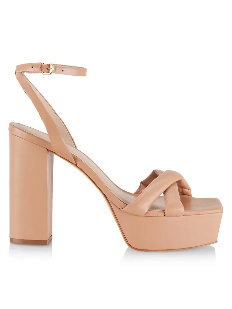 COLLECTION Criss-Cross Platform High Heel Sandals