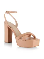 COLLECTION Criss-Cross Platform High Heel Sandals