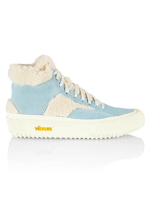 Capo Faux Shearling High-Top Sneakers