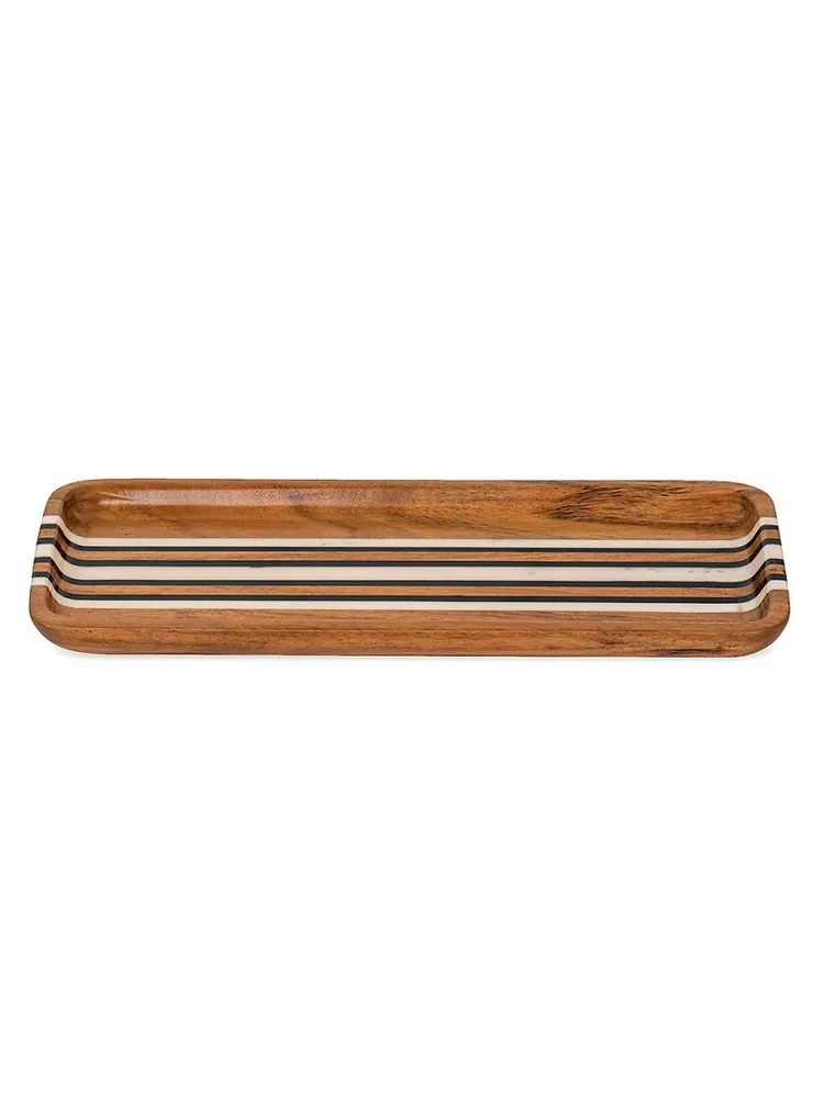 Stonewood Stripe Wooden Tray