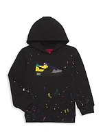 Little Boy's & Boy's Mini Paint Splatter Louis Hoodie