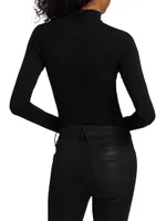 Jersey Turtleneck Bodysuit