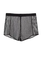 Striped Lace Tap Shorts