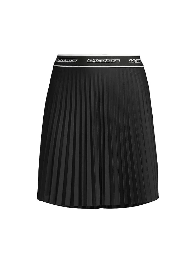 Pleated Logo Tennis Skirt