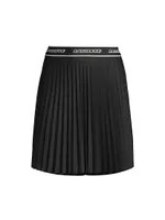 Pleated Logo Tennis Skirt