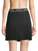 Pleated Logo Tennis Skirt