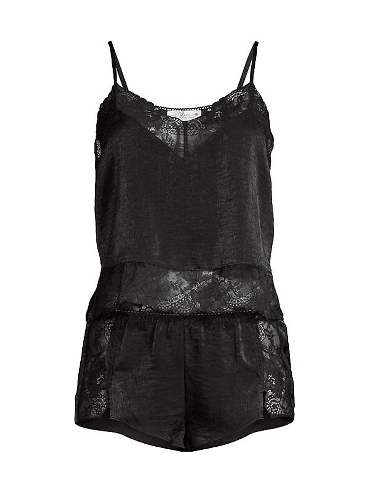 Wait Until Dark Two-Piece Camisole Short Set