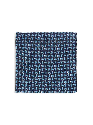 COLLECTION Turtle Silk Pocket Square