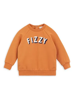 Baby Boy's Fizzy Chenille Print Crewneck Sweatshirt