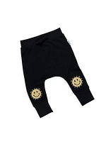 Baby's & Little Kid's Sunny Bear Knee Drop Crotch Joggers