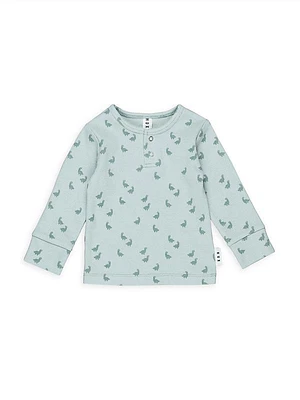 Baby Boy's & Little Boy's Dino Rib Henley T-Shirt