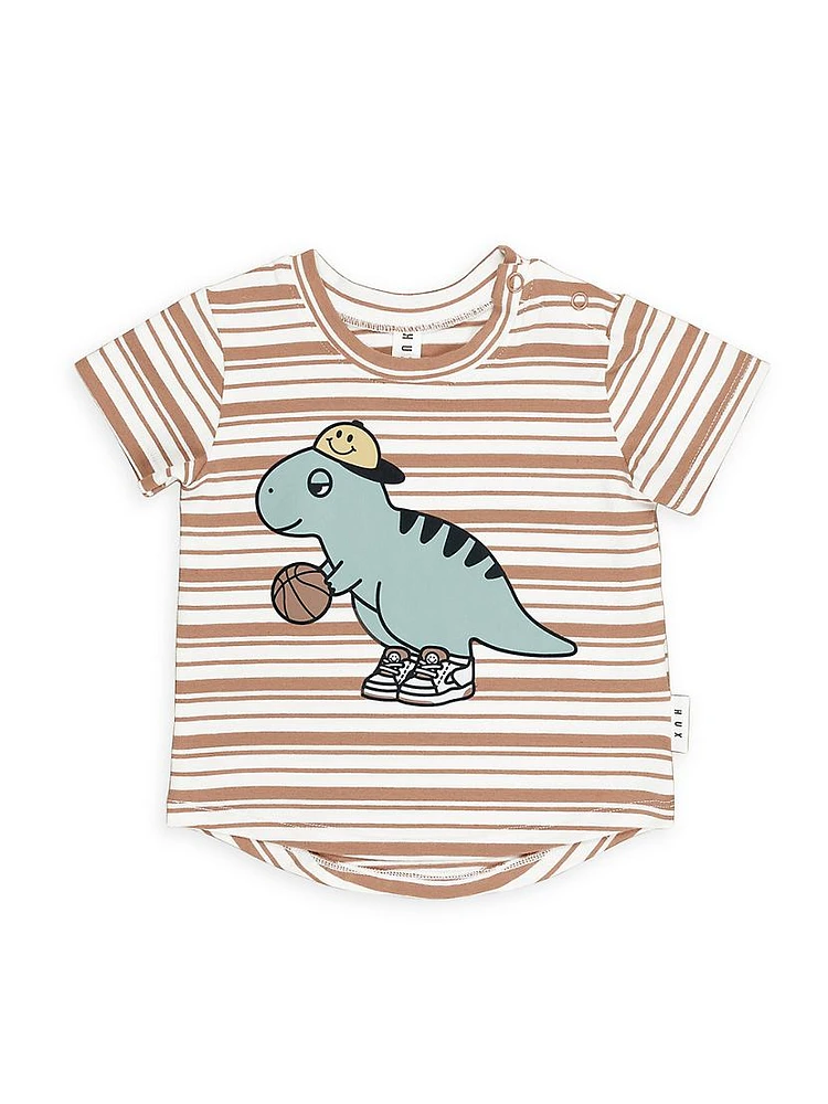 Baby Boy's , Little & B-Ball Dino T-Shirt