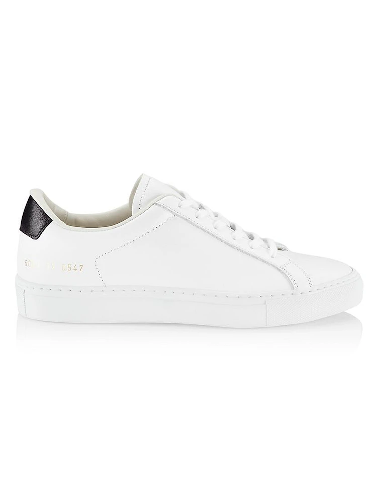 Women's Retro Leather Low-Top Sneakers