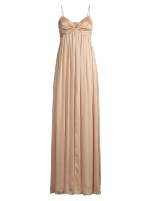 Jessica Crinkled Georgette Gown