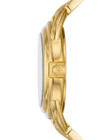 The Miller Goldtone Stainless Steel Bracelet Watch
