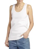 Rib-Knit Oversized Tank Top