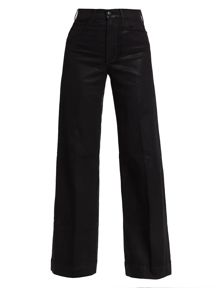 Mia Coated Bootcut Pants