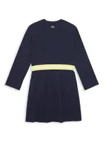 Little Girl's & Long-Sleeve T-Shirt Dress