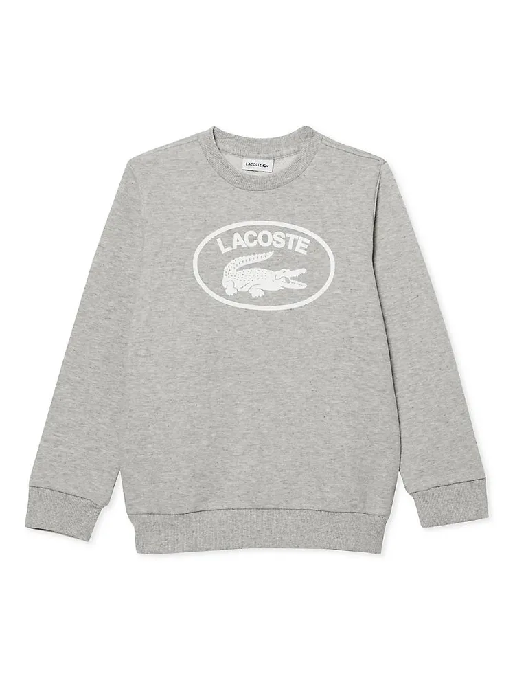 Little Boy's & Long-Sleeve Branded Logo Shirt