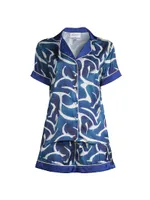 Thea Hamu Print Short Pajama Set