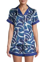 Thea Hamu Print Short Pajama Set