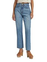 Ms.Triarchy High-Rise Rigid Straight Jeans