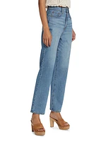 Ms.Triarchy High-Rise Rigid Straight Jeans