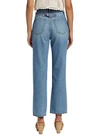 Ms.Triarchy High-Rise Rigid Straight Jeans