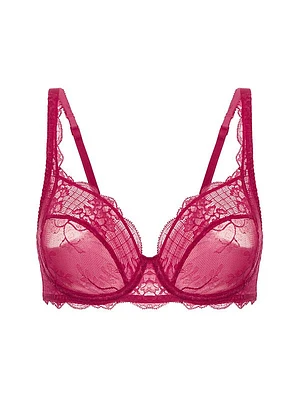 Full-Coverage Lace Underwire Bra