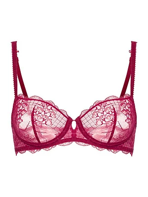 Unlined Lace Demi Bra
